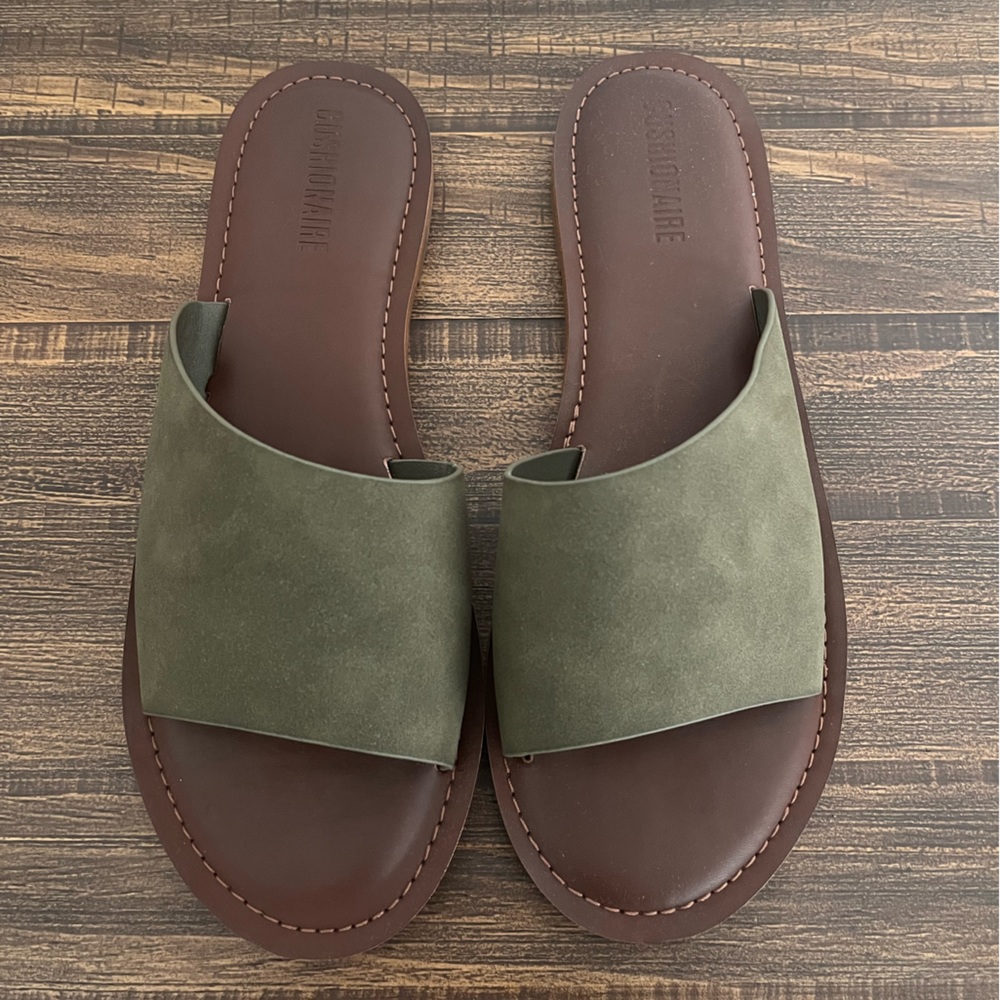 Comfortable Dark Green Sandals
